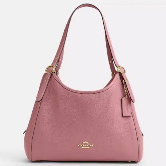 Coach Handbags - Coach 🌸 Erin Shoulder Bag 🌸 COLOR: Gold/Peony